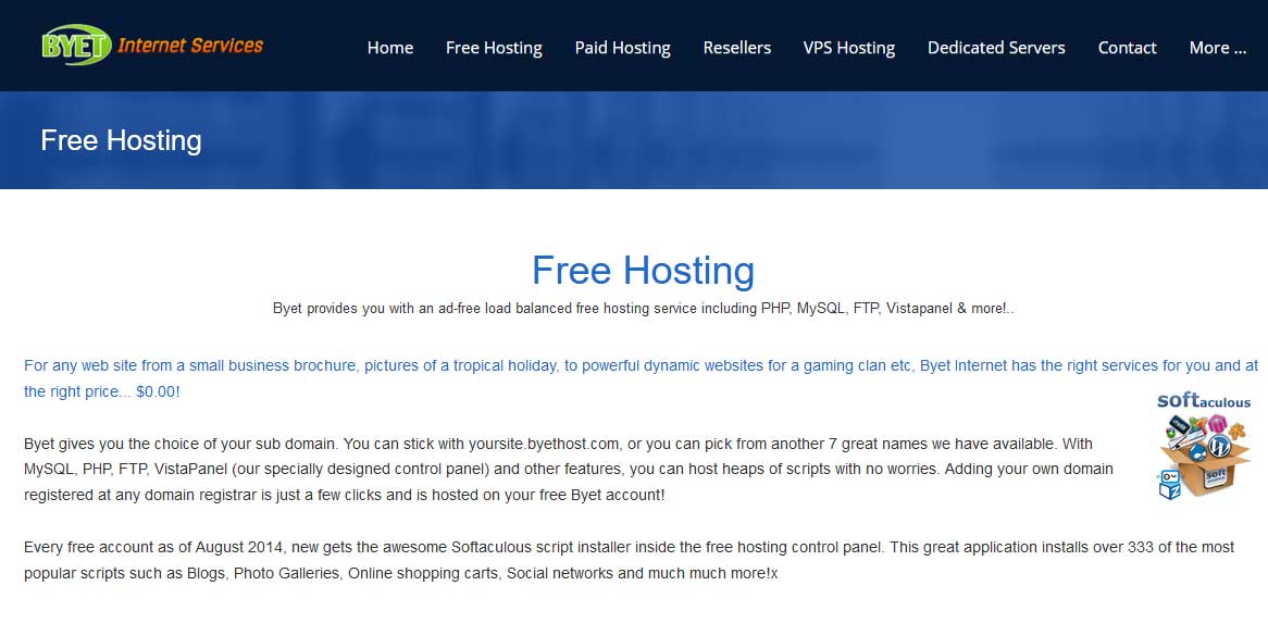 byethost web hosting