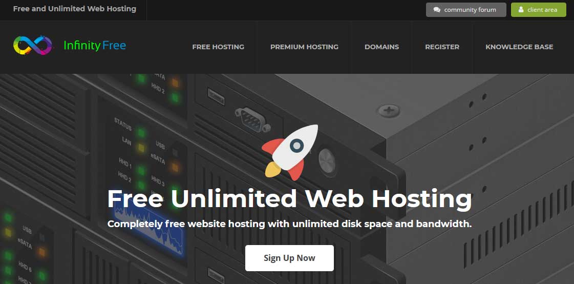 infinityfree hosting