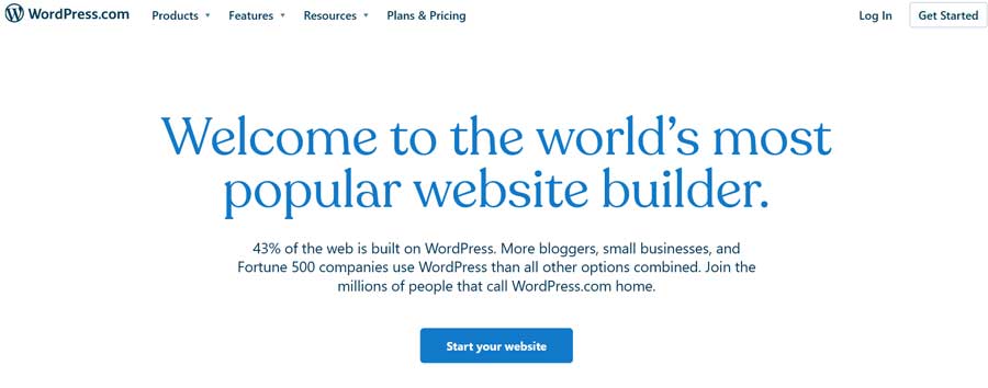 wordpress-website-start