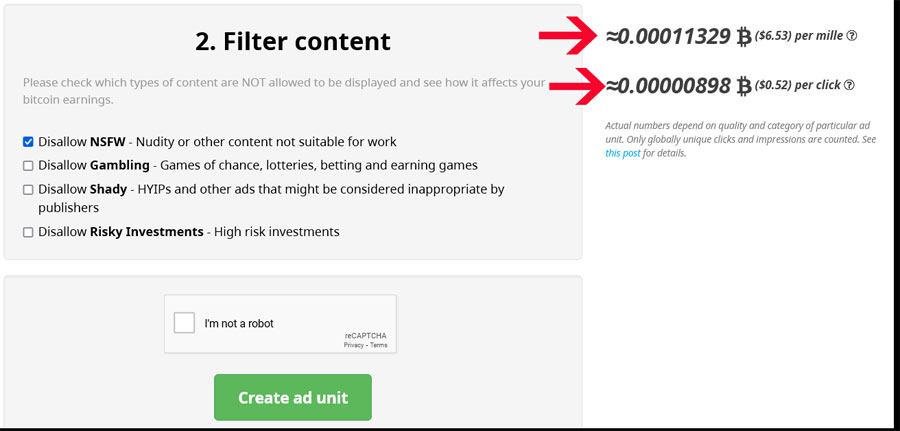 cpm and ctr rate