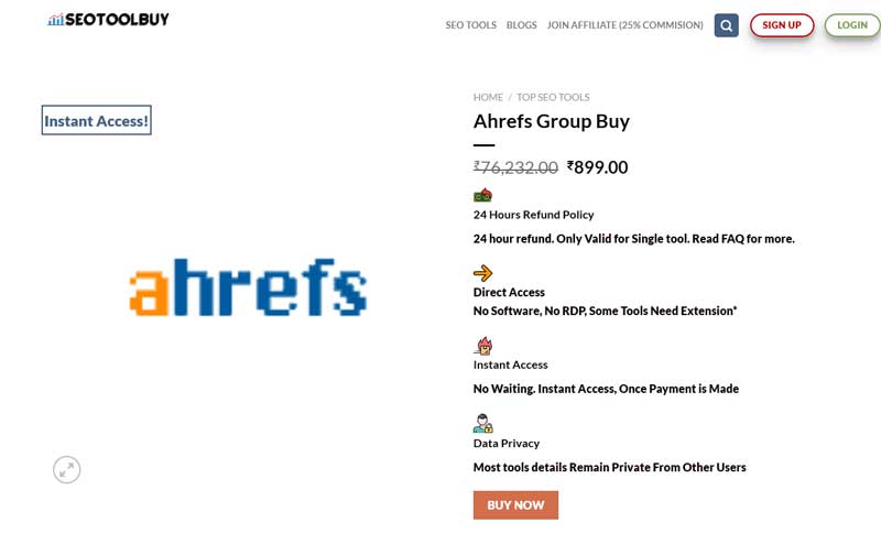buy ahrefs from seotoolbuy