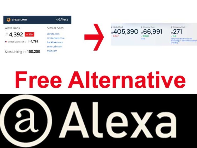 Free Alexa.com Alternative , alexa alternative for website rank check