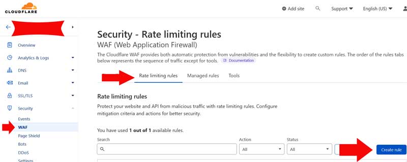 cloudflare rate limiting rules