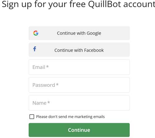 quillbot-sign-up